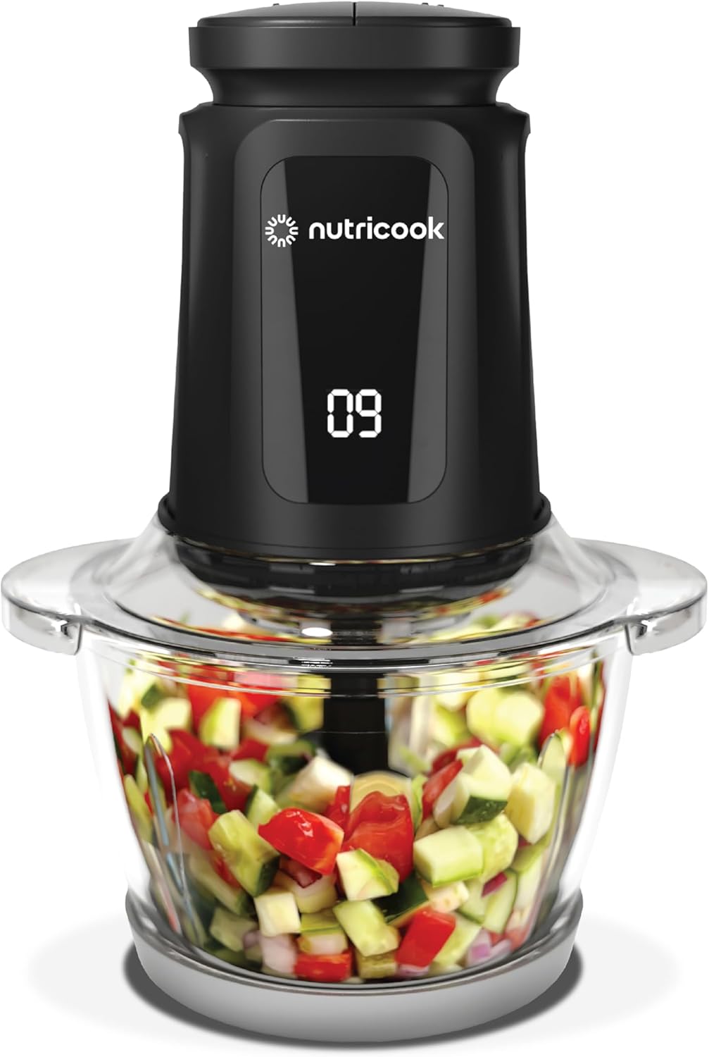 Nutricook Multi Purpose Glass Chopper — Manual Food Processor